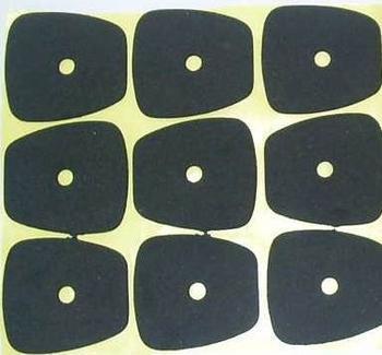 网格纹EVA脚垫缓冲防震泡棉垫自粘圆形防滑海绵垫片模切成型