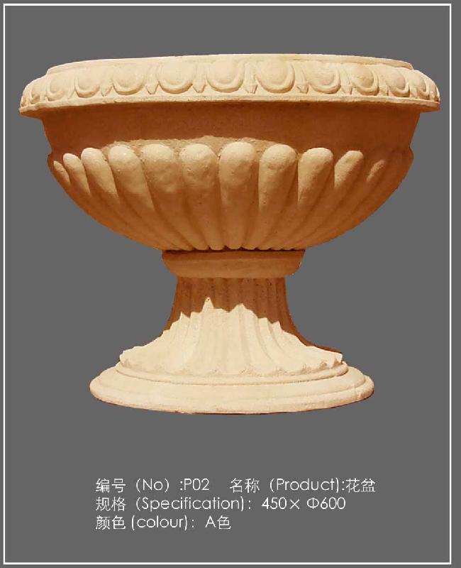 供应北京人造砂岩花盆雕塑人造砂岩花盆雕塑公司图片