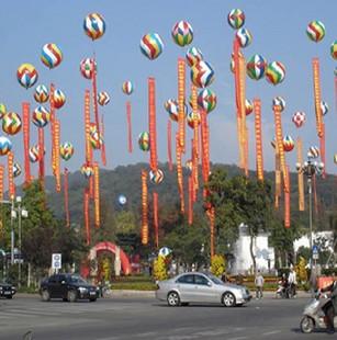 供应周年庆气球布置节日气球布置