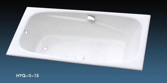 供应普通嵌入式铸铁搪瓷浴缸
