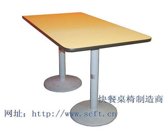供应铸铁脚活动双桌不锈钢活动桌