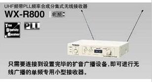上海供应松下WX-R800/CH分集式无线接收器供应商松下分集式