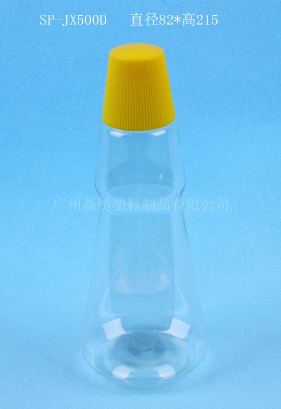 供应厂家专业定做448g辣鲜露包装瓶茶色PET塑料瓶 调料瓶 来样加工