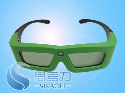 供应3D眼镜投影系列-SKL-DLP-A-05(绿色款)SKLD