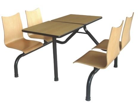 供应快餐桌椅，曲木餐桌椅，连体快餐桌椅，连体餐桌椅图片A21
