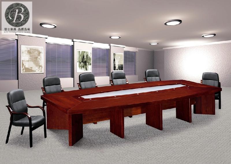 供应广州实木会议桌B40，定做实木会议桌，会议桌厂家生产销售订购
