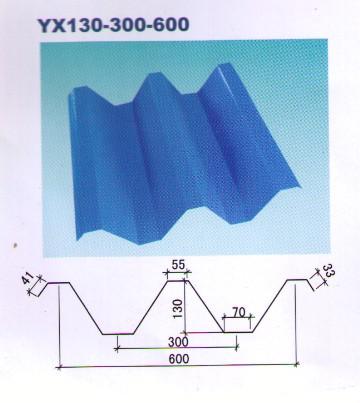 供应YX130-300-600楼承板，彩钢板