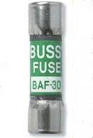 供应Bussmann熔断器BAF系列，圆形保险丝