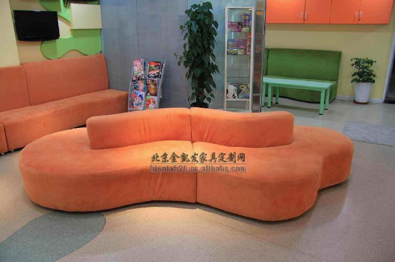 供应北京幼儿园异形沙发订制沙发