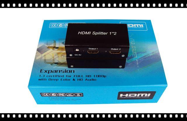 供应好品质HDMI高清分配器一分二 深圳厂家北京直销