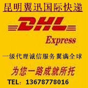供应昆明DHL到美国、加拿大、西欧国际快递图片