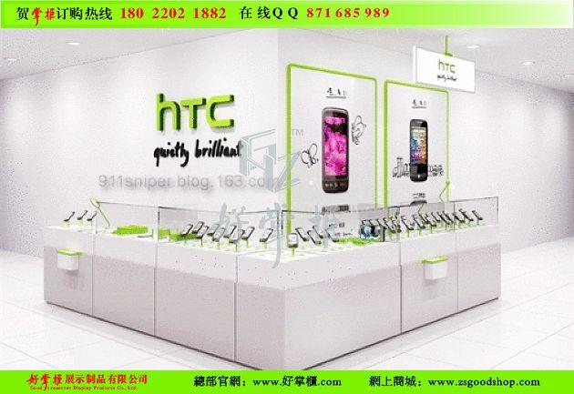 中山市新款HTC玻璃手机展柜好掌柜造厂家