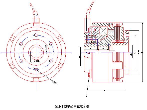 供应炼钢设备DLMT系列湿式电磁离合