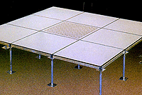 供应抗静电地板机房计算机室防静电地、全钢防静电地板图片