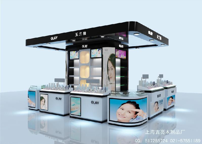 供应上海化妆品展柜制作图片