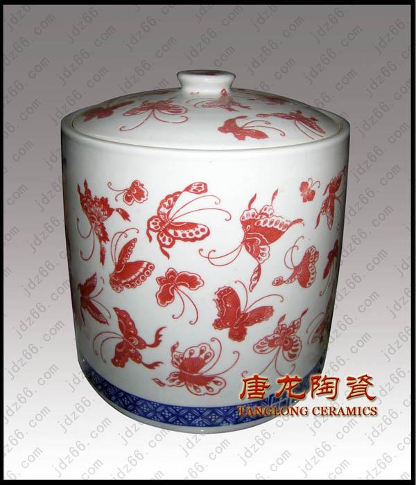 供应茶叶包装罐批发 景德镇陶瓷罐子生产厂家图片