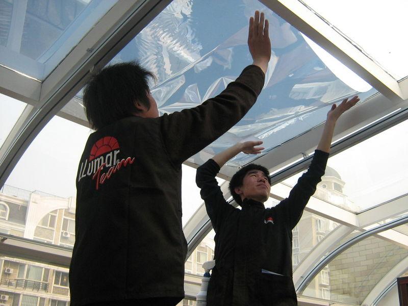 北京玻璃门贴膜