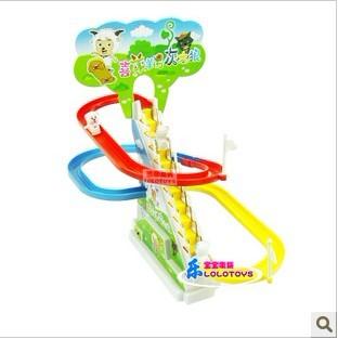 喜洋洋 音乐电动爬楼梯 滑梯 轨道玩具 儿童益智玩具
