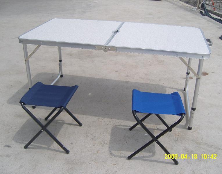 铝合金分体折叠桌椅供应铝合金分体折叠桌椅
