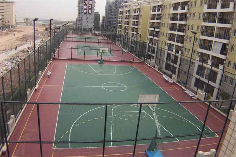 重庆篮球场安全地面制作批发