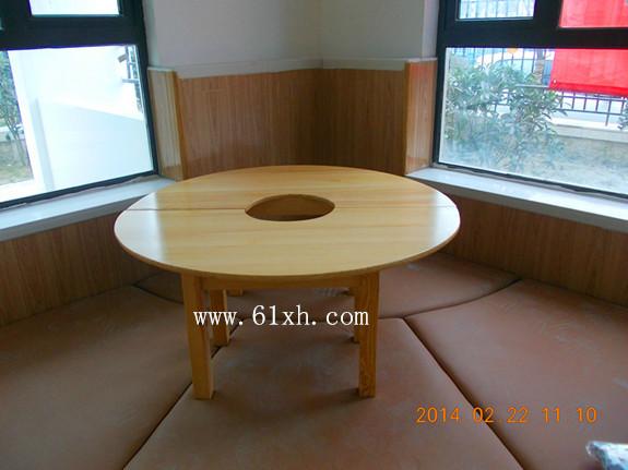 供应纯松木组合圆桌