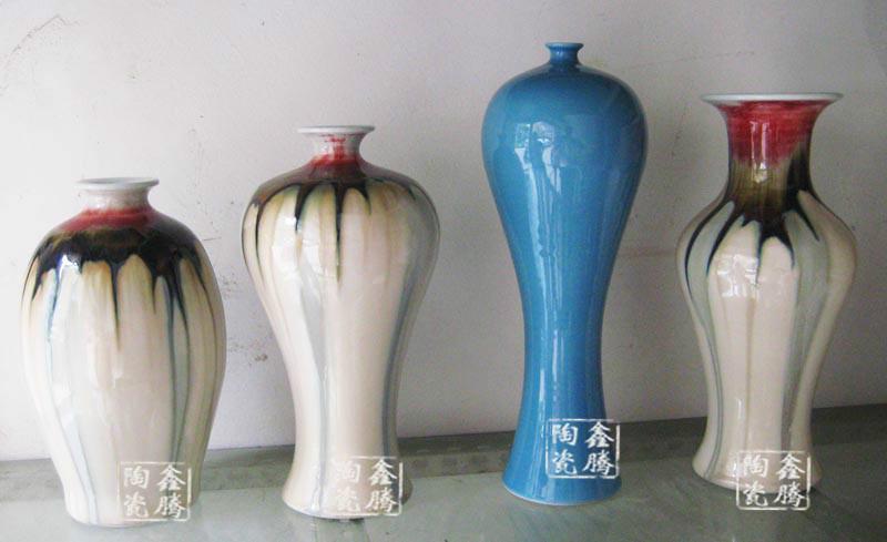 供应花瓶订做-窑变瓷瓶厂家直销