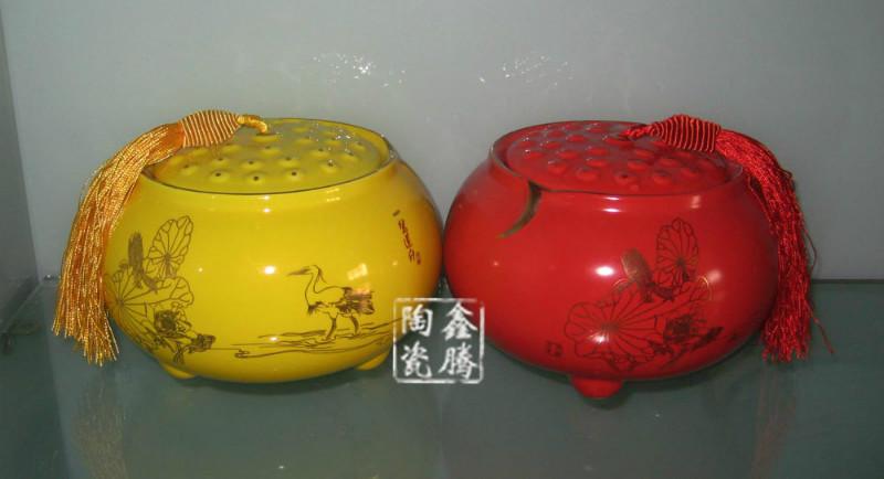 供应中国红茶叶罐-密封罐-礼品青花瓷，高档精美茶叶罐