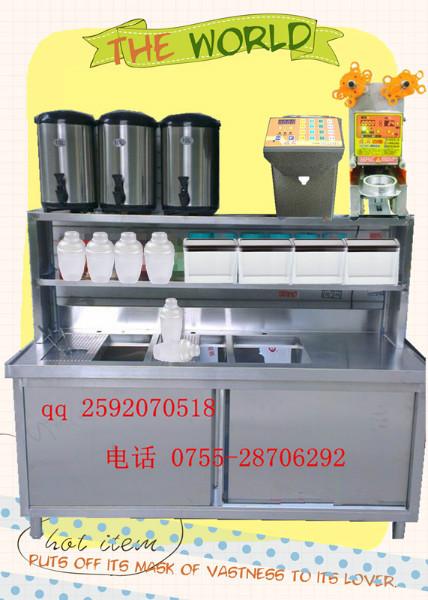 供应嘉贝旺公司奶茶操作台奶茶设备