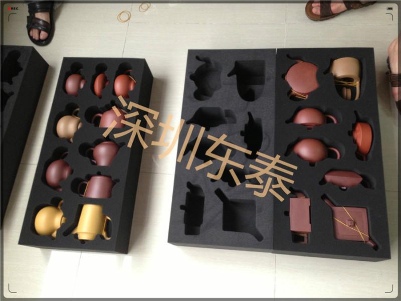 深圳市紫砂茶壶海绵包装盒内衬/茶杯海绵厂家