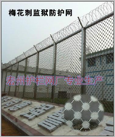 供应刀片刺绳围栏网/监狱护栏网一般用什么隔离/宏州监狱隔离网厂图片