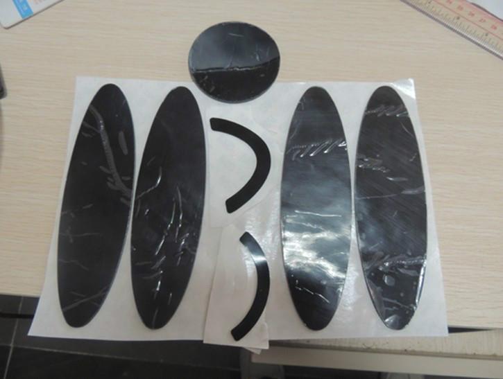 黑色磨砂无线硅胶垫圈 自粘背胶硅胶垫