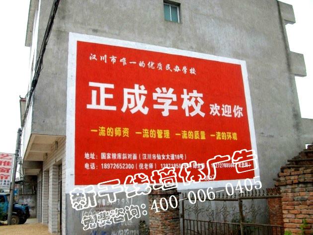 供应荆州市手绘墙体广告/湖北广告公司