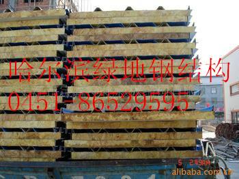 供应哈尔滨复合彩钢板950型企口彩钢板屋面复合彩钢板