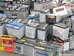 供应上海嘉定区废旧叉车电池回收，嘉定区废电池回收公司