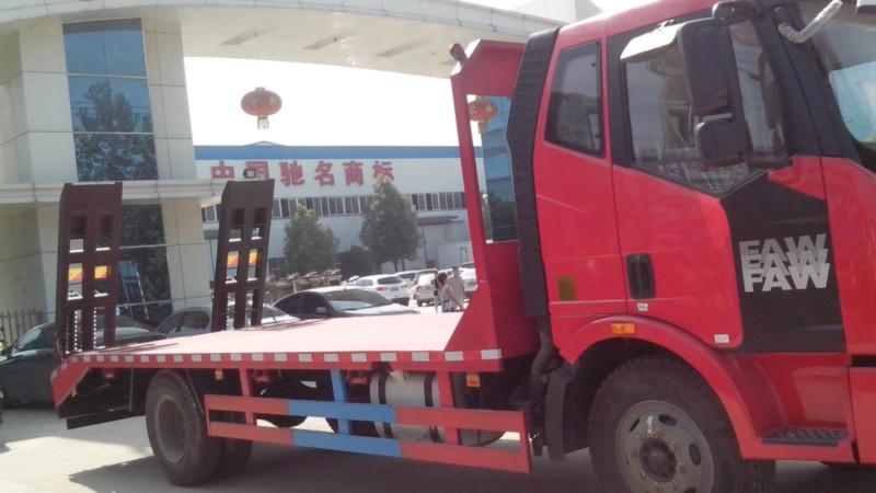 平板车厂家供应国四解放J6单桥平板运输车13597820011图片