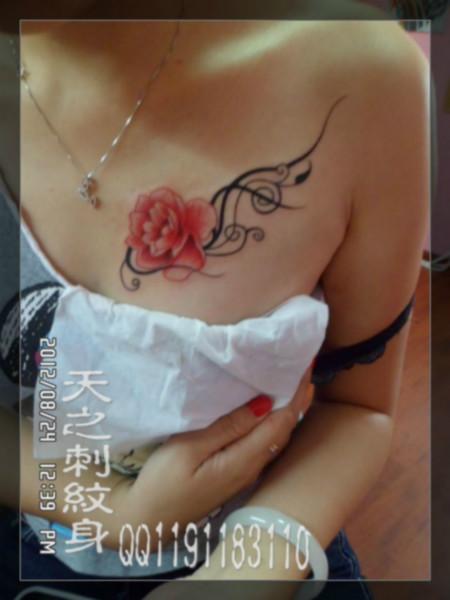 供应虎纹身，骷髅纹身，胸前纹身，花纹身，青岛纹身
