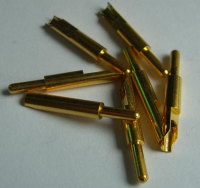 环保黄铜镀金插孔插针加工订做批发