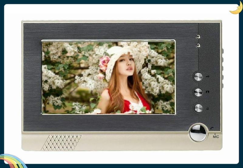7寸彩色数字屏可视对讲门铃室内机（对讲分机）GW607SC .图片