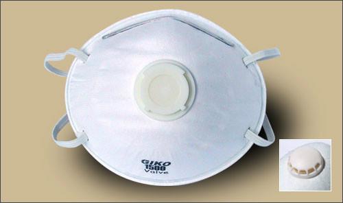 供应防护口罩防晒口罩吉可1800活性碳防尘口罩(带呼气阀)