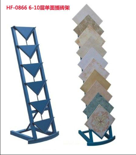 供应简易式瓷砖插架石材展架地砖插架型号HF0876 简易式瓷砖插架 瓷片架子