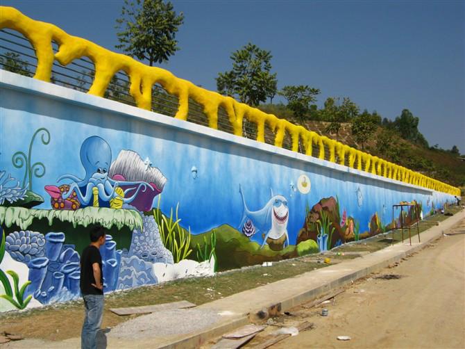 儿童乐园墙体彩绘供应儿童乐园墙体彩绘，