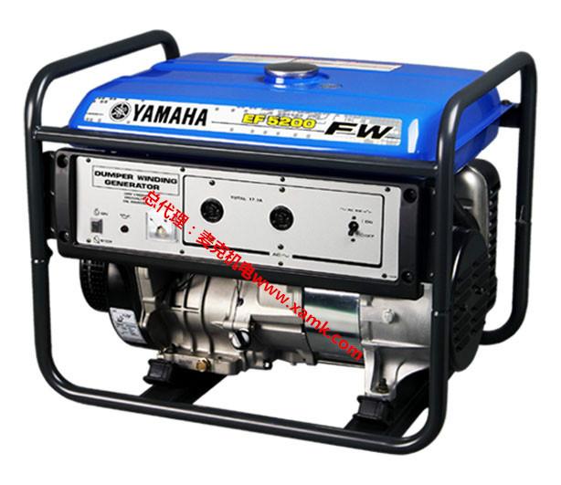 供应西安全新4KW雅马哈电启动发电机 YAMAHA 汽油发电机EF5200E