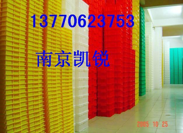 供应多种规格销售南京塑料筐厂家,塑料箱,零件盒,南京周转箱厂家图片