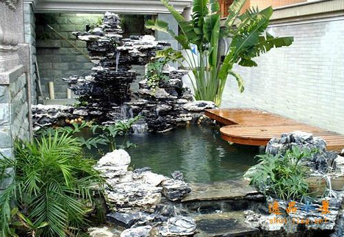 上海浦东专业制作室外室内假山水景供应用于别墅花园景观的上海浦东专业制作室外室内假山水景