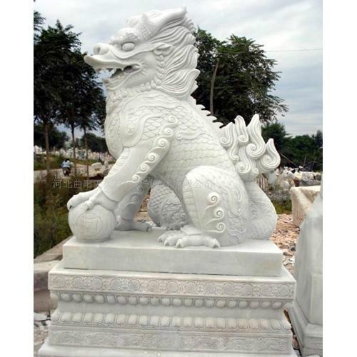 供应故宫麒麟狮子貔貅的作用是什么 石雕麒麟貔貅雕刻介绍图片