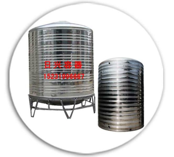 供应5吨不锈钢冷水塔储水罐图片