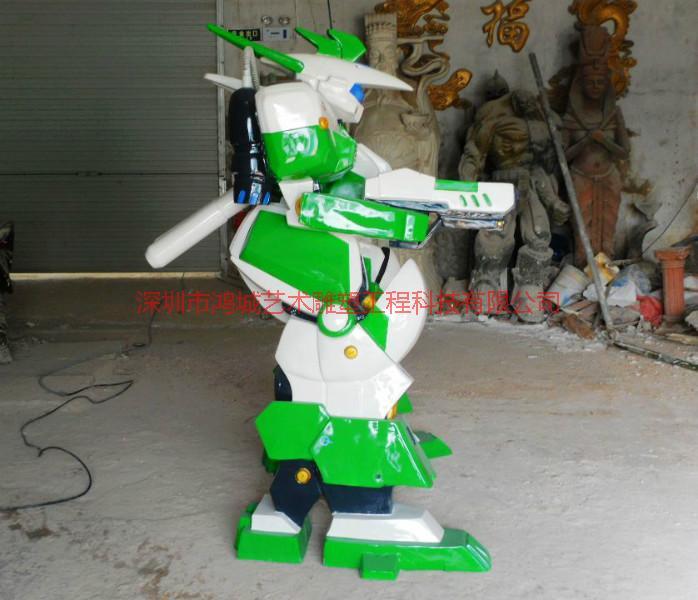 深圳市玻璃钢机器人雕塑厂家