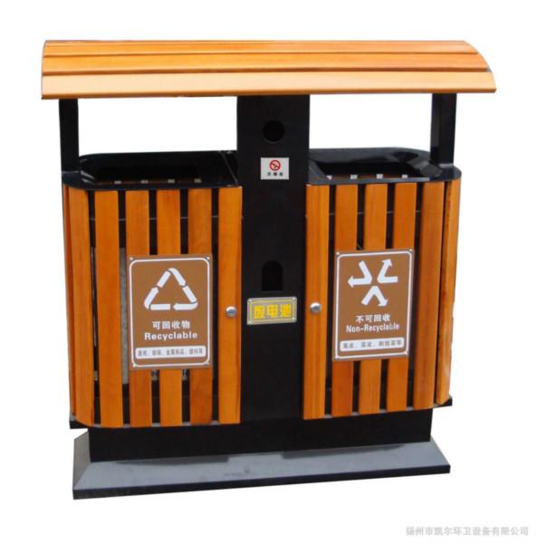 供应贵州毕节塑料垃圾桶可回收垃圾桶，不可回收垃圾桶图片