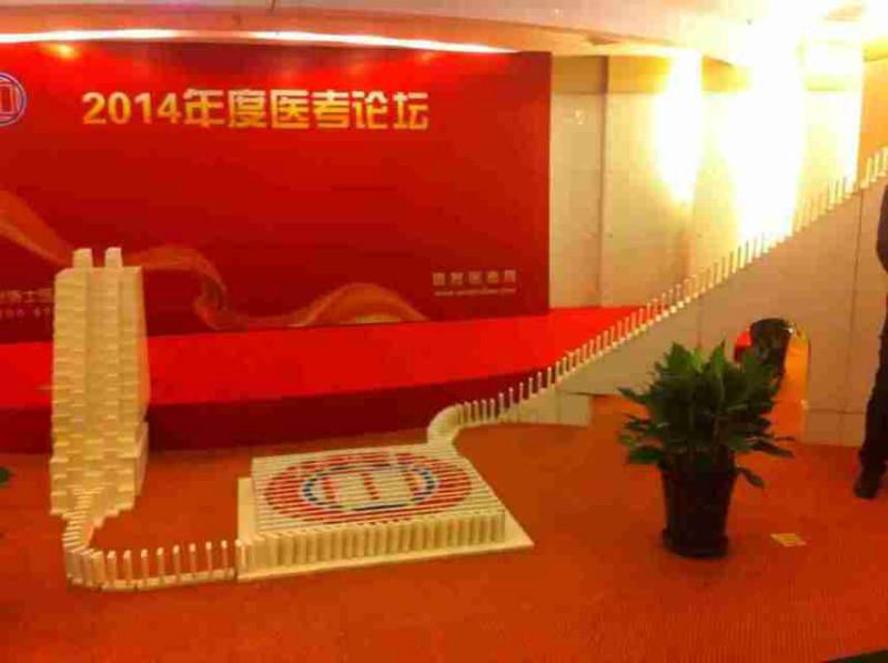 中国顶级创意多米诺骨牌启动仪式 租赁多米诺启动球仪式图片