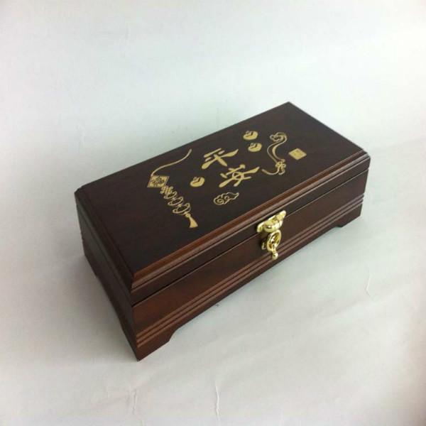 烫金木盒密度板木盒礼品木盒包装批发